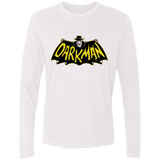T-Shirts White / Small The Dark Man Men's Premium Long Sleeve