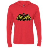 T-Shirts Vintage Red / X-Small The Dark Man Triblend Long Sleeve Hoodie Tee