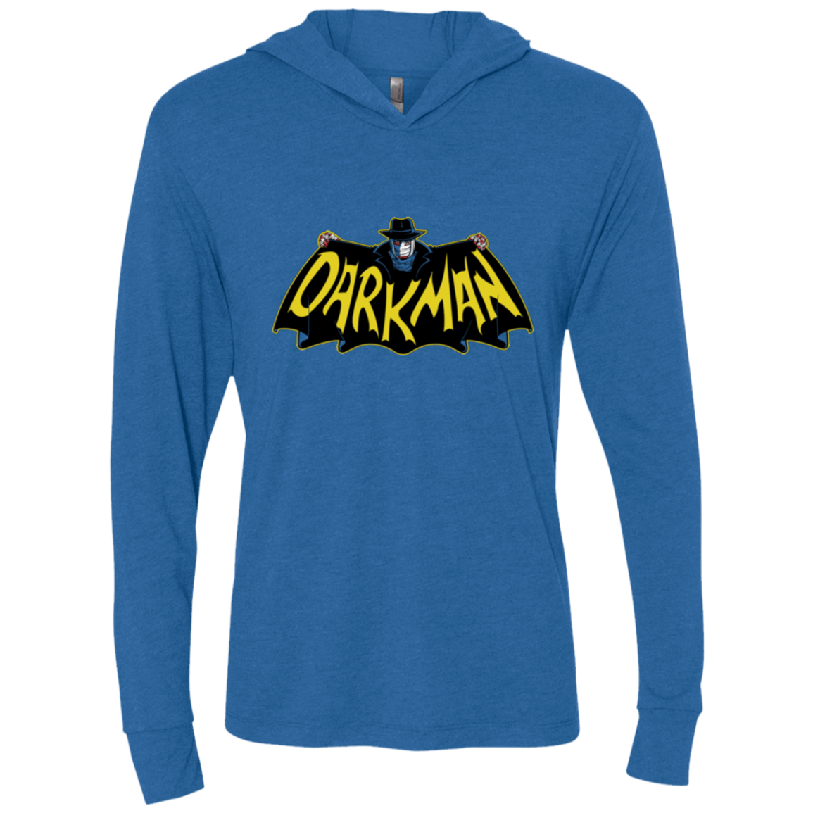 T-Shirts Vintage Royal / X-Small The Dark Man Triblend Long Sleeve Hoodie Tee