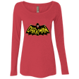 T-Shirts Vintage Red / Small The Dark Man Women's Triblend Long Sleeve Shirt