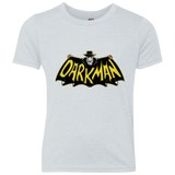 T-Shirts Heather White / YXS The Dark Man Youth Triblend T-Shirt