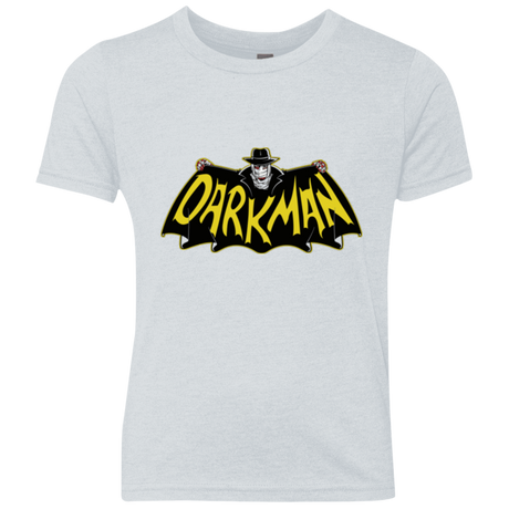 T-Shirts Heather White / YXS The Dark Man Youth Triblend T-Shirt