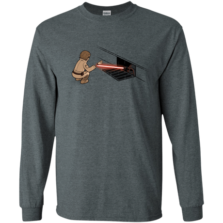 T-Shirts Dark Heather / S The Dark Sewer Men's Long Sleeve T-Shirt