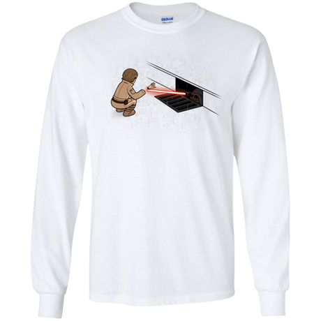 T-Shirts White / S The Dark Sewer Men's Long Sleeve T-Shirt