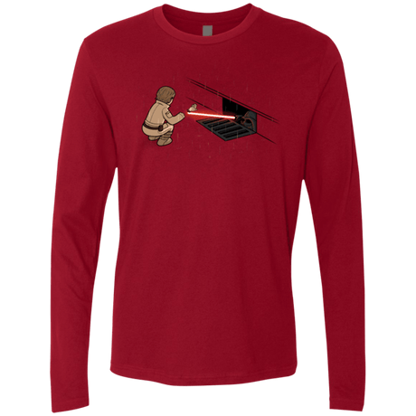 T-Shirts Cardinal / S The Dark Sewer Men's Premium Long Sleeve
