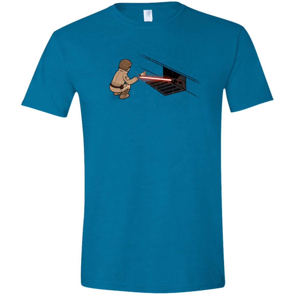 T-Shirts Antique Sapphire / S The Dark Sewer Men's Semi-Fitted Softstyle