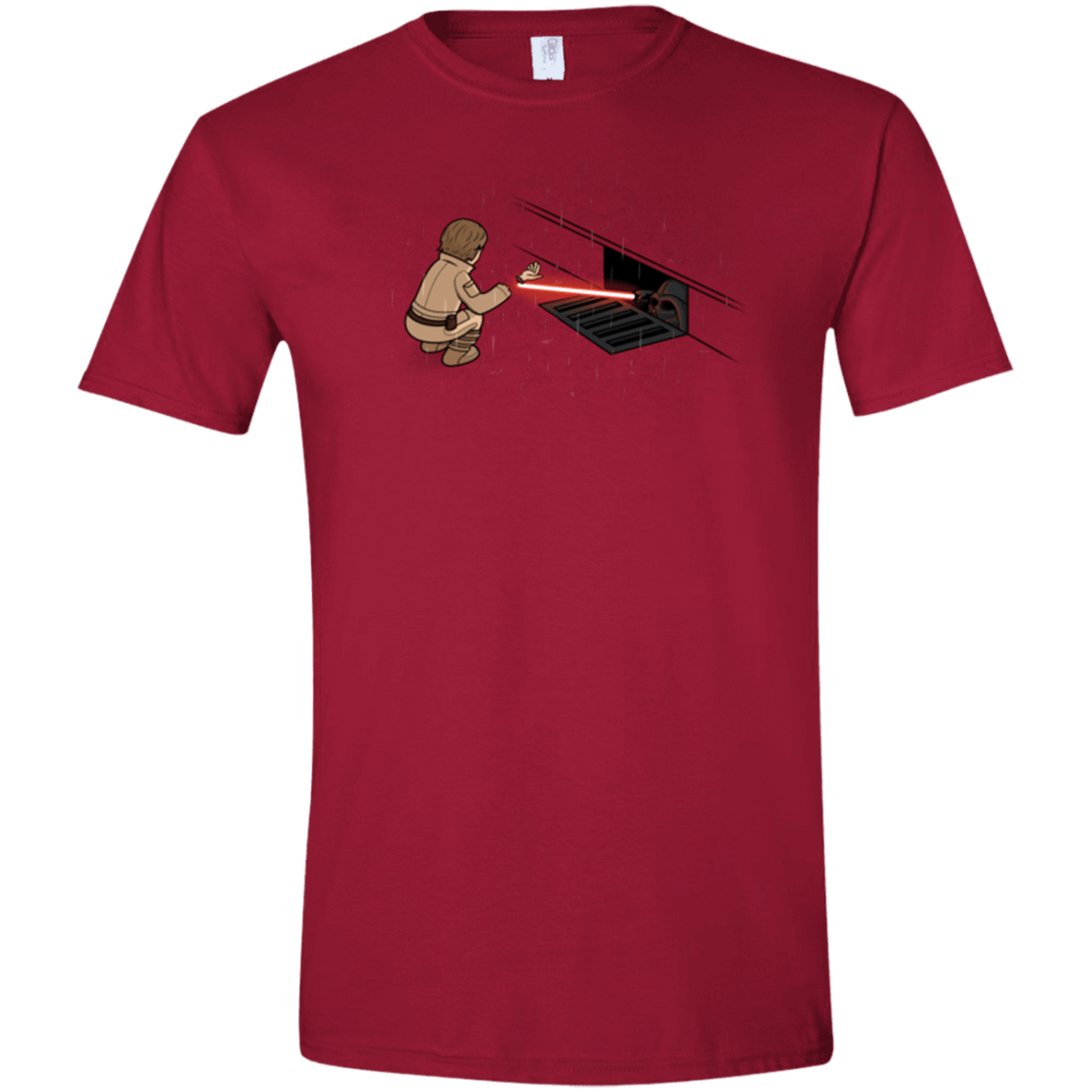 T-Shirts Cardinal Red / S The Dark Sewer Men's Semi-Fitted Softstyle