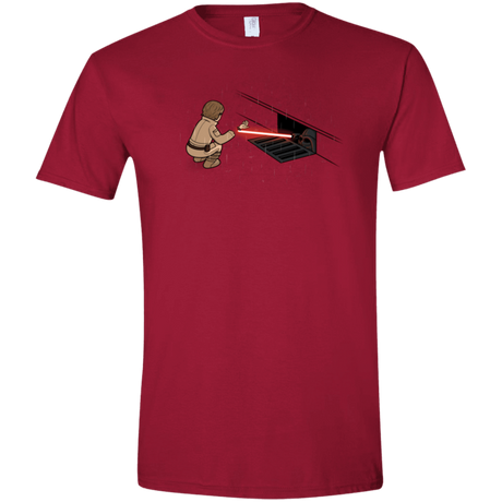 T-Shirts Cardinal Red / S The Dark Sewer Men's Semi-Fitted Softstyle