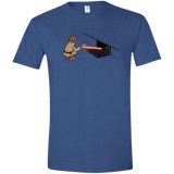 T-Shirts Heather Royal / X-Small The Dark Sewer Men's Semi-Fitted Softstyle