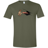 T-Shirts Military Green / S The Dark Sewer Men's Semi-Fitted Softstyle