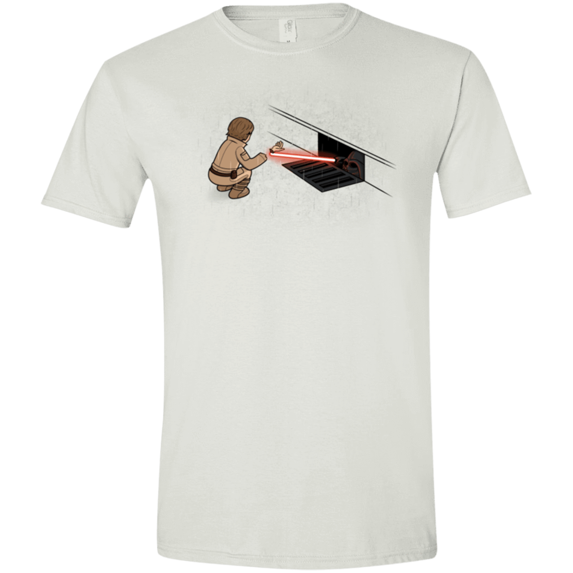 T-Shirts White / X-Small The Dark Sewer Men's Semi-Fitted Softstyle