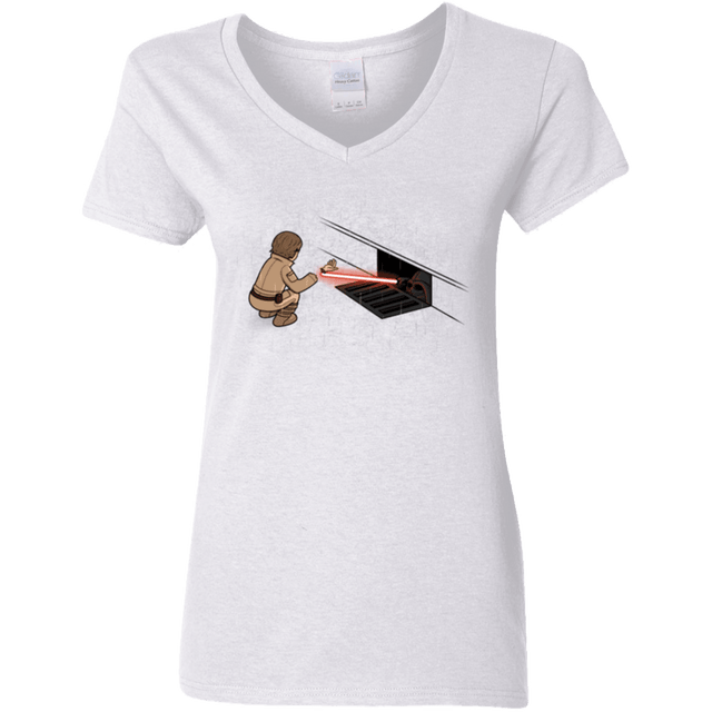 T-Shirts White / S The Dark Sewer Women's V-Neck T-Shirt