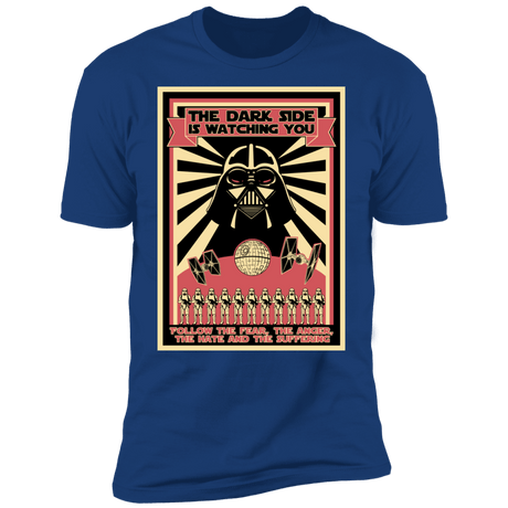 T-Shirts Royal / S The Dark Side Is Watching You Men's Premium T-Shirt