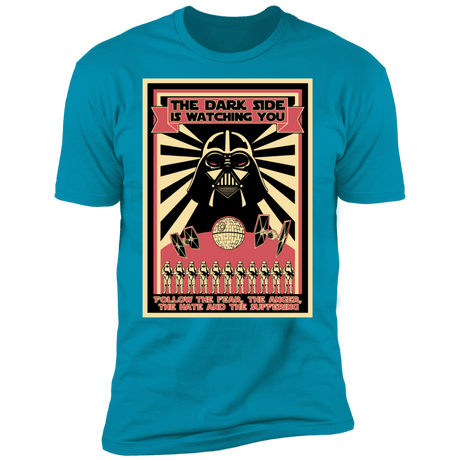 T-Shirts Turquoise / S The Dark Side Is Watching You Men's Premium T-Shirt