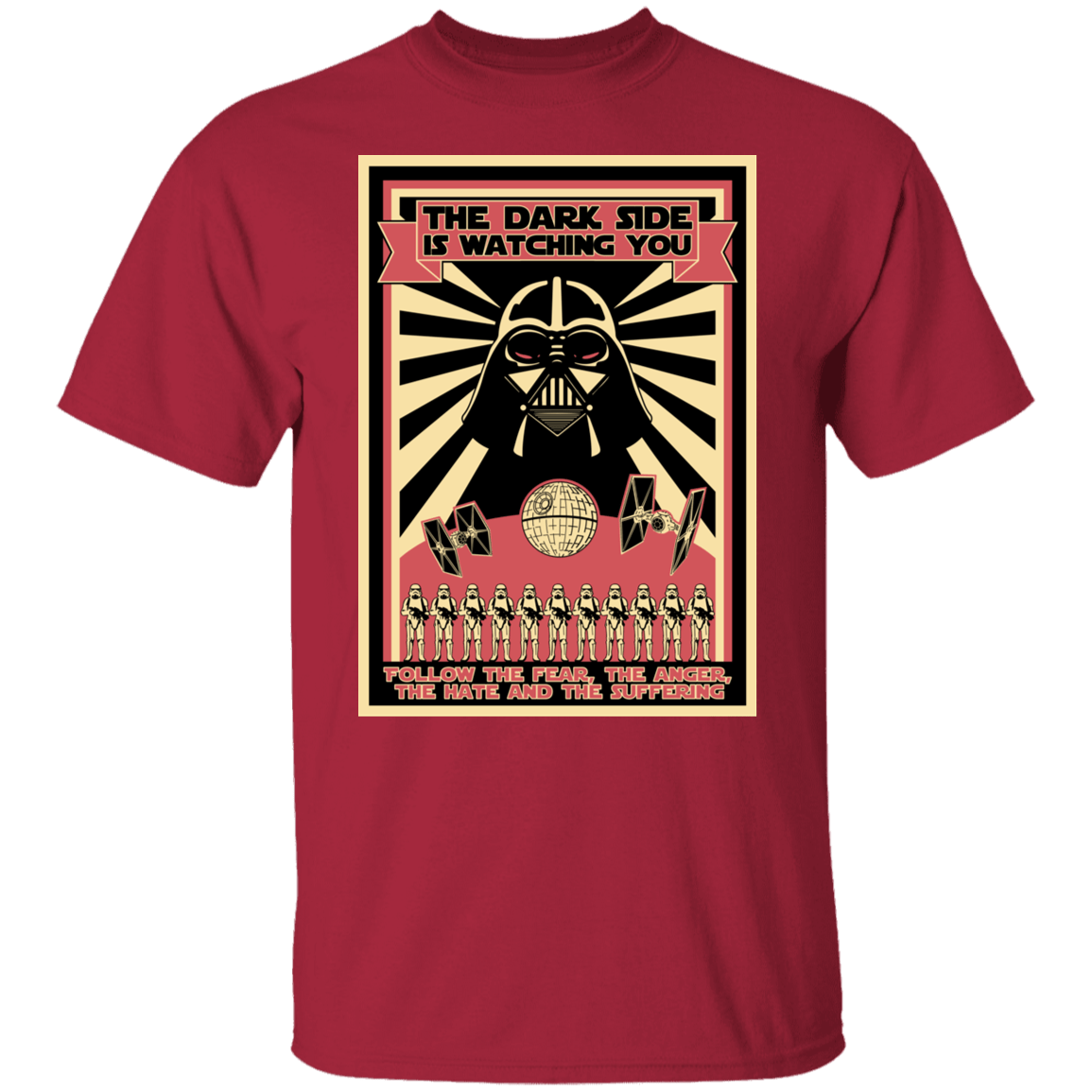 T-Shirts Cardinal / S The Dark Side Is Watching You T-Shirt