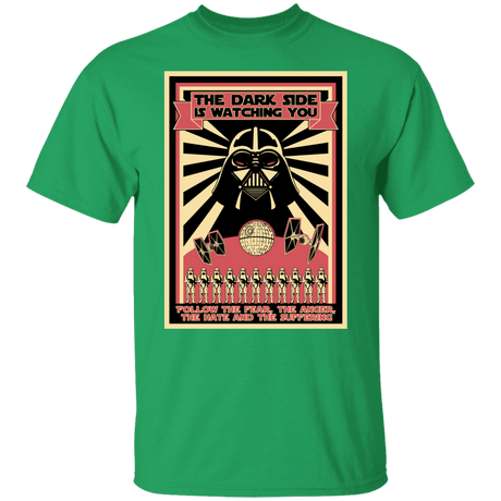 T-Shirts Irish Green / S The Dark Side Is Watching You T-Shirt