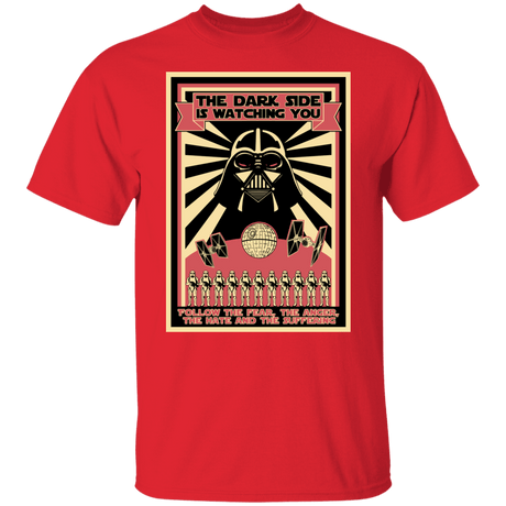 T-Shirts Red / S The Dark Side Is Watching You T-Shirt
