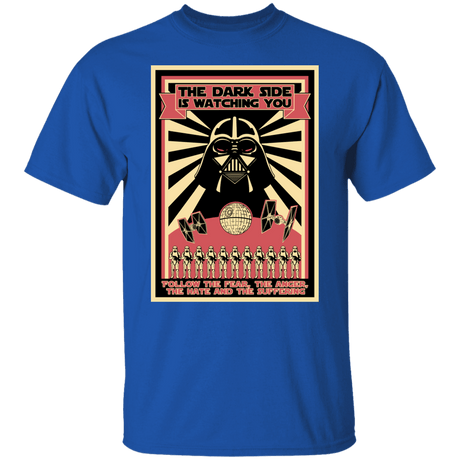 T-Shirts Royal / S The Dark Side Is Watching You T-Shirt