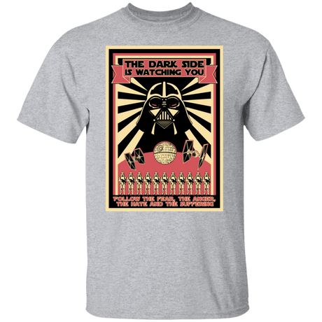 T-Shirts Sport Grey / S The Dark Side Is Watching You T-Shirt