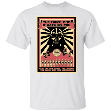 T-Shirts White / S The Dark Side Is Watching You T-Shirt