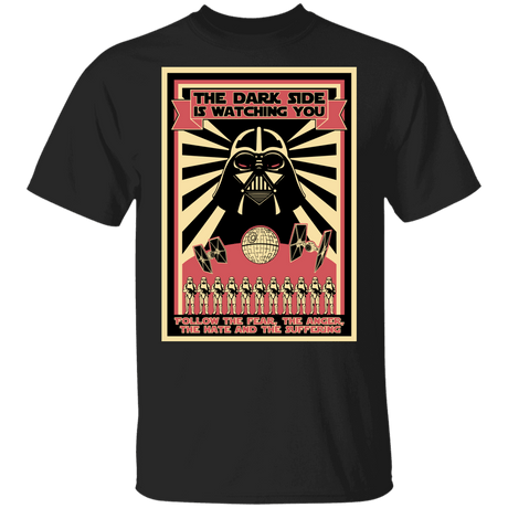 T-Shirts Black / YXS The Dark Side Is Watching You Youth T-Shirt
