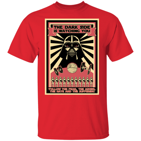 T-Shirts Red / YXS The Dark Side Is Watching You Youth T-Shirt