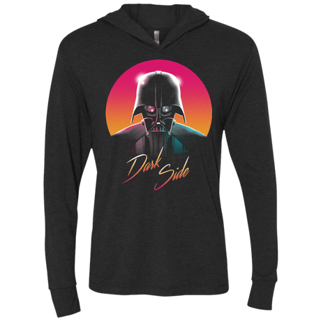 T-Shirts Vintage Black / X-Small The Dark Side Triblend Long Sleeve Hoodie Tee