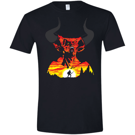 T-Shirts Black / X-Small The Darkness Men's Semi-Fitted Softstyle