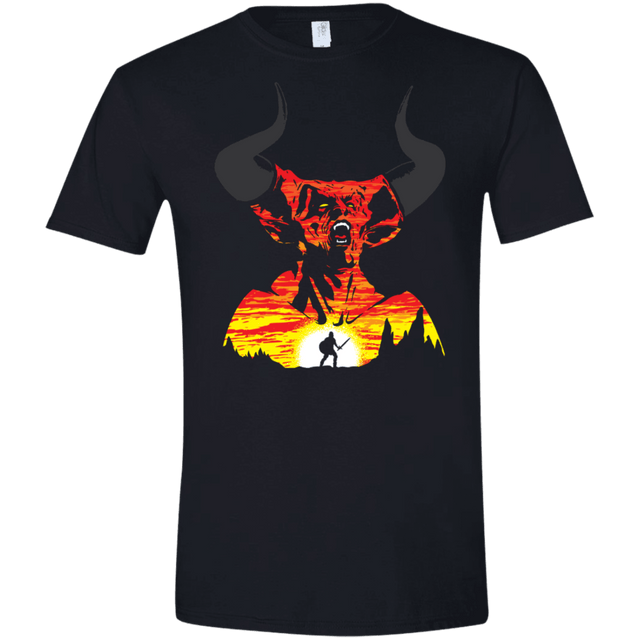 T-Shirts Black / X-Small The Darkness Men's Semi-Fitted Softstyle