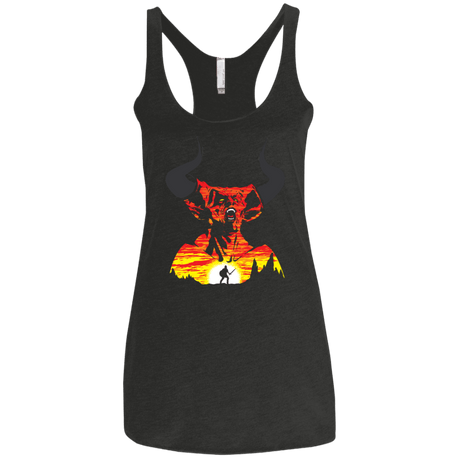 T-Shirts Vintage Black / X-Small The Darkness Women's Triblend Racerback Tank