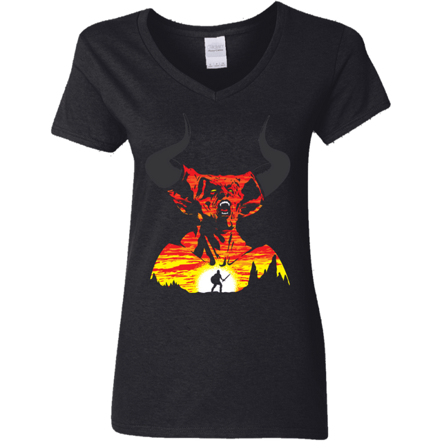 T-Shirts Black / S The Darkness Women's V-Neck T-Shirt