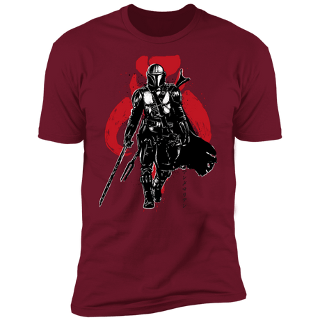 T-Shirts Cardinal / S The Darksaber Bearer sumi-e Men's Premium T-Shirt