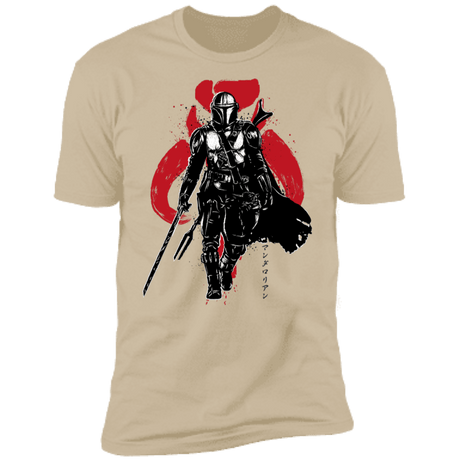 T-Shirts Sand / S The Darksaber Bearer sumi-e Men's Premium T-Shirt