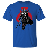 T-Shirts Royal / S The Darksaber Bearer sumi-e T-Shirt