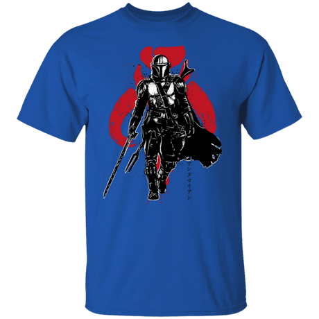 T-Shirts Royal / S The Darksaber Bearer sumi-e T-Shirt