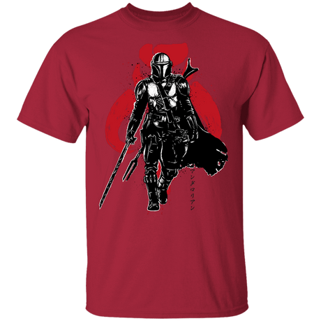T-Shirts Cardinal / YXS The Darksaber Bearer sumi-e Youth T-Shirt