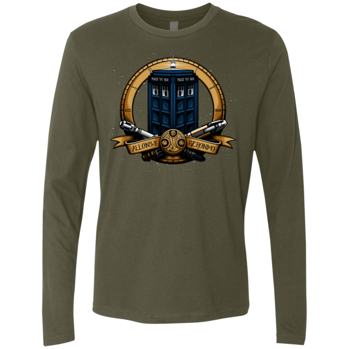 T-Shirts Military Green / Small The Day of the Doctor Men's Premium Long Sleeve