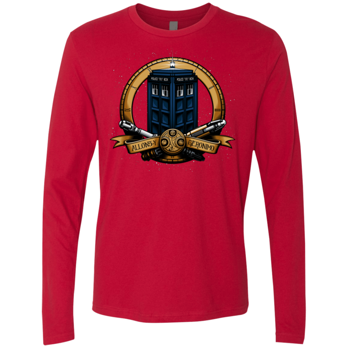 T-Shirts Red / Small The Day of the Doctor Men's Premium Long Sleeve