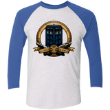 T-Shirts Heather White/Vintage Royal / X-Small The Day of the Doctor Triblend 3/4 Sleeve