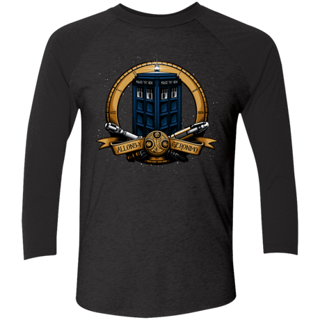 T-Shirts Vintage Black/Vintage Black / X-Small The Day of the Doctor Triblend 3/4 Sleeve