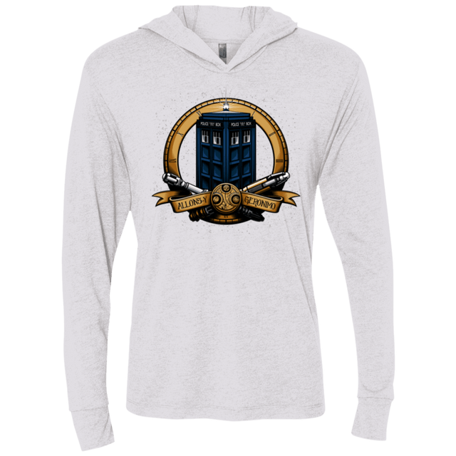 T-Shirts Heather White / X-Small The Day of the Doctor Triblend Long Sleeve Hoodie Tee
