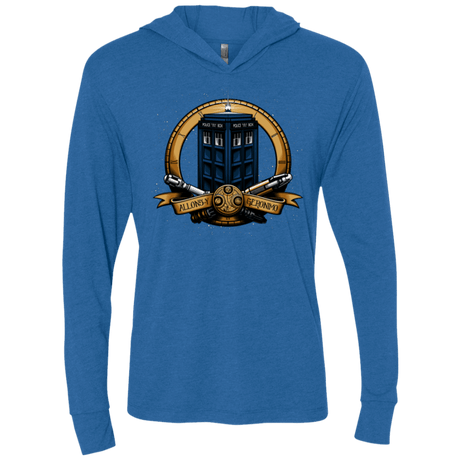 T-Shirts Vintage Royal / X-Small The Day of the Doctor Triblend Long Sleeve Hoodie Tee