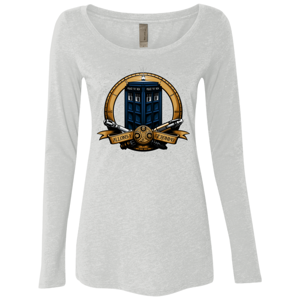 T-Shirts Heather White / Small The Day of the Doctor Women's Triblend Long Sleeve Shirt