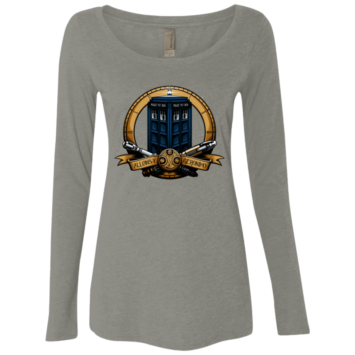T-Shirts Venetian Grey / Small The Day of the Doctor Women's Triblend Long Sleeve Shirt