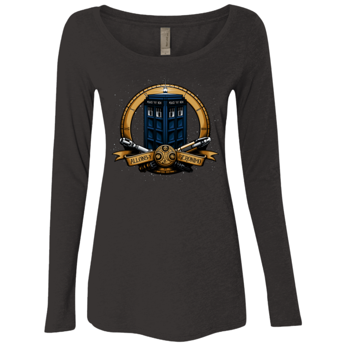 T-Shirts Vintage Black / Small The Day of the Doctor Women's Triblend Long Sleeve Shirt