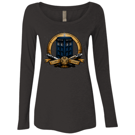 T-Shirts Vintage Black / Small The Day of the Doctor Women's Triblend Long Sleeve Shirt