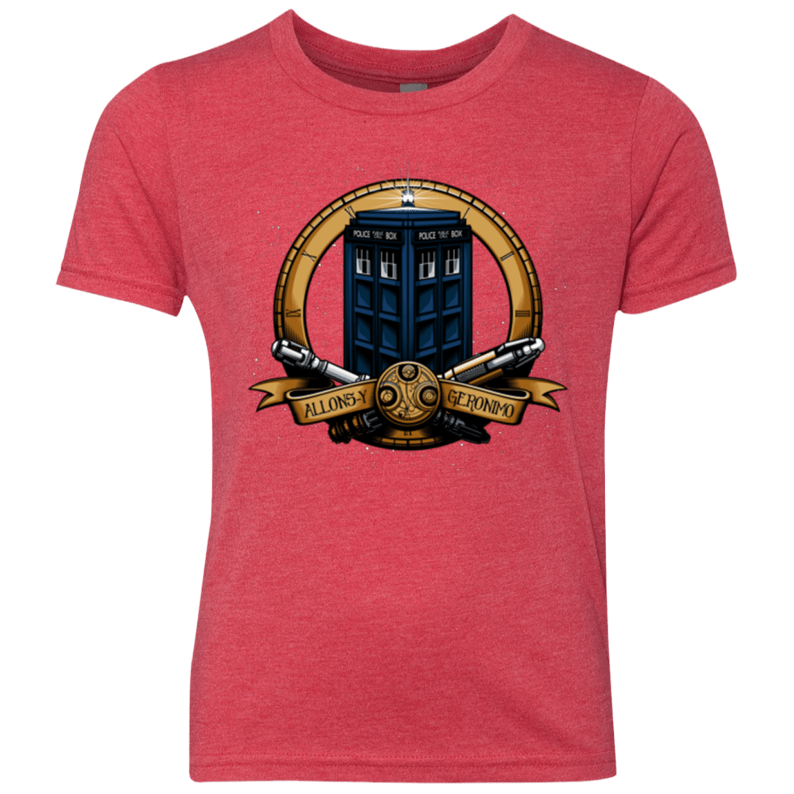 T-Shirts Vintage Red / YXS The Day of the Doctor Youth Triblend T-Shirt