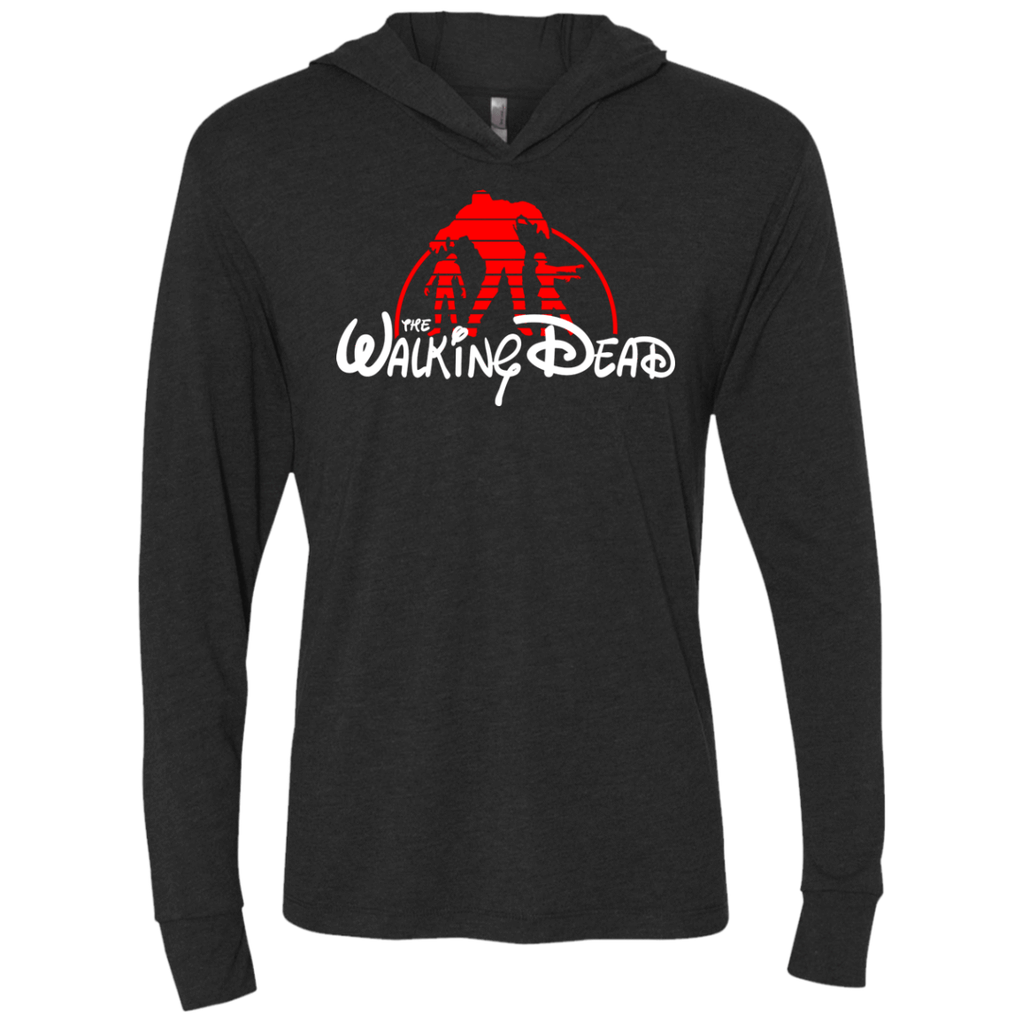 T-Shirts Vintage Black / X-Small The Dead Triblend Long Sleeve Hoodie Tee