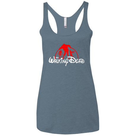 T-Shirts Indigo / X-Small The Dead Women's Triblend Racerback Tank