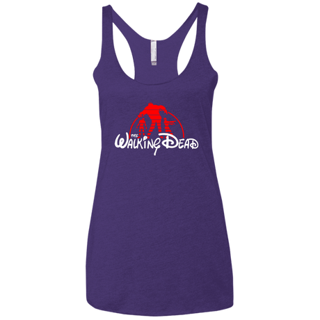 T-Shirts Purple / X-Small The Dead Women's Triblend Racerback Tank